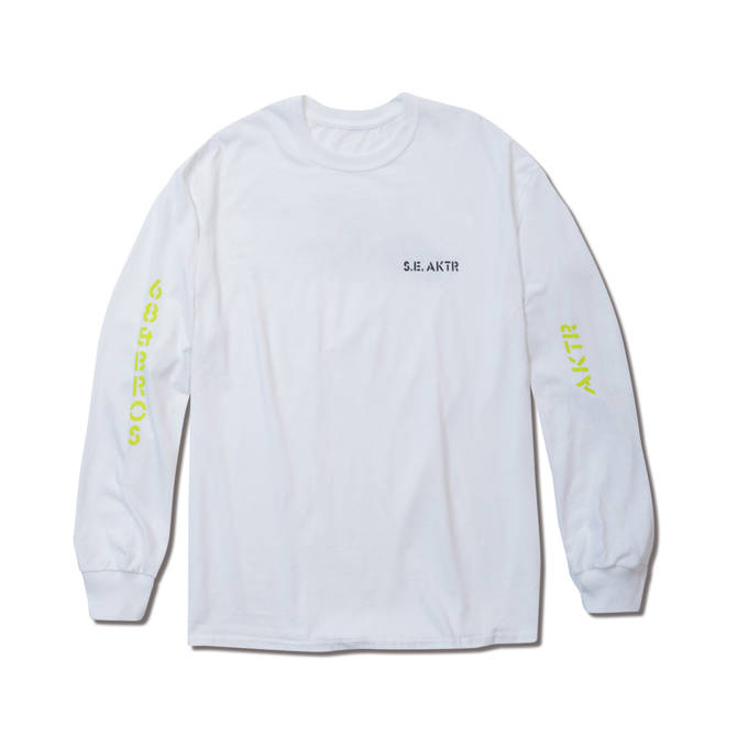 x68 CITY CAMO L/S TEE Wht 221-095005 WH AKTR アクター ロング Tシャツ ウエア 秋冬物 【MEN'S】