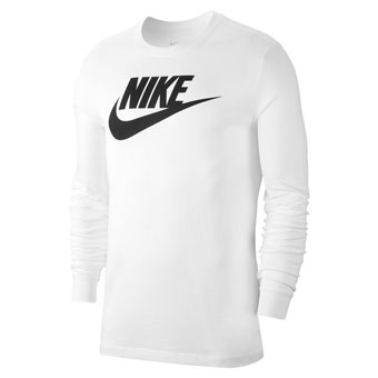 画像1: NSW アイコン フューチュラ L/S Tシャツ   White CI6292-100 Nike ナイキ ロング　Tシャツ ウエア 秋冬物 【MEN'S】 (1)