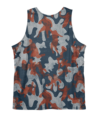 画像1: PLAY CAMO REVERSIBLE TANK NAVYxWHITE 225-011001 NVxWH AKTR アクター ノースリーブ タンクトップ ウエア  【MEN'S】 (1)