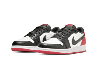 NIKEJoGS Air Jordan 1 Retro Low OG Black Toe