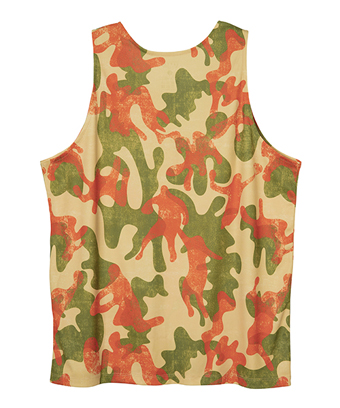 画像2: PLAY CAMO TANK BEIGE 225-010001 BG AKTR アクター ノースリーブ タンクトップ ウエア  【MEN'S】 (2)