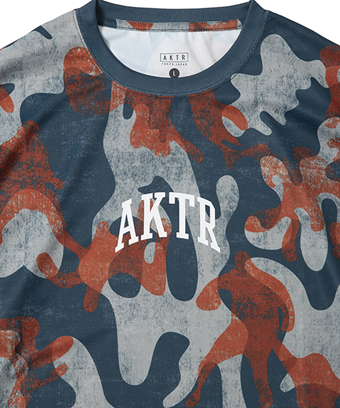 画像3: PLAY CAMO LOOSE FIT L/S SP TEE NAVY 225-019005 NV AKTR アクター ロング Tシャツ ウエア 秋冬物 【MEN'S】 (3)