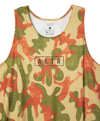 画像3: PLAY CAMO TANK BEIGE 225-010001 BG AKTR アクター ノースリーブ タンクトップ ウエア  【MEN'S】 (3)